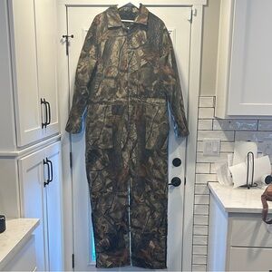 Men's Liberty Rugged Outdoor Gear Real Tree Camo Insulated Coveralls XL Tall